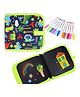 PLUSPOINT Erasable Doodle Book for Kids Toddlers Activity Toys Reusable Drawing Pads with Watercolor Pens,Travel Art Toy, Road Trip Car Game Writing Painting Set for Boys and Girls (14 Pages)