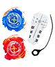 PLUSPOINT Bey Battling Top Speed Burst Launcher Grip Toy Blade Set Gyro Blades Battling Tops Metal Fusion Starter Set with Launcher Gift Toys for Boys Kids Children Age 6+