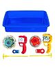 PLUSPOINT Bey Battling Top Launcher Burst Grip Toy Blade Set Gyro Blades Battling Tops Metal Fusion Starter Set with Launcher Gift Toys for Boys Kids Children Age 6+