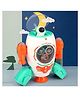 PLUSPOINT Space Rocket Dancing Robot Toy for Kids - Multicolor | Comes Up with 360° Rotation, Music and Lighting Feature | Interactive & Playful Toy for Children Ages 3+ Years