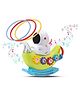 PLUSPOINT Astronaut Toys for Kids Musical Wobbler Toy - Multicolor Swaying Melody and Interactive Toy for Kids with Music and LED Lights Playful & Fun Birthday Gift for Children