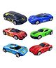 PLUSPOINT Die cast Metal Super Hero Toy Cars Set Alloy Push N Go Vehicles, Mini Racing Cars, Pack of 6 - Multicolor