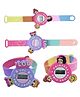 PLUSPOINT Kids Wrist Band for Boys and Girls Slap Band Cute Cartoon Bracelet Wrist Band with LED Light Up, Great Birthday Gift Toys for Kids Return Gift for Kids