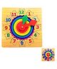 PLUSPOINT Clock Learning Puzzle For Kids - Teaching Time Montessori Toys For Toddlers Learning Clock Early Learning Educational Toy Gift For 3 Year Old Toddler Baby Kids(Puzzle Clock), Multicolor