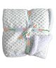 OYO BABY Super Soft Double Layered Flannel Baby Blanket - White | Cozy & Breathable | Warm, Soft and Comfortable | Size - 100 x 71 cm