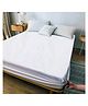 OYO BABY Cotton Terry Waterproof Mattress Protector |Breathable and Hypoallergenic 75 X 60 Inch|Queen Bed  White