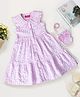 Pspeaches Cotton Sleeveless Checked Dress - Pink