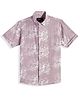 Charchit Cotton Blend Half Sleeves Floral Printed Shirt -Pink