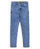 Knit N Knot Denim Mild Washed Stretchable Slim Fit Jeans - Blue