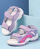 Cute Walk by Babyhug Velcro Closure Sandals - Purple