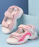 Cute Walk by Babyhug Velcro Closure Sandals - Pink