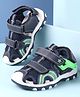 Cute Walk by Babyhug Sandals with Velcro Closure - Navy Blue