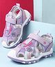 Cute Walk by Babyhug Velcro Closure Sandals - Purple