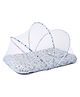 Tidy Sleep Gadda set with Mosquito Net - Mom&Me Green Flower