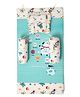 Tidy Sleep Mini Travel Bedding Set - Little Our Mission- Sea Green