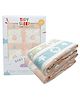 Tidy Sleep Yarn Dyed Blanket (Pink Bear & Multi Star) Pack 2