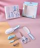 Baby Miniature Baby Manicure Grooming Kit with Nail and Hair Grooming Tools 6 Pieces Blue