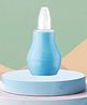 Baby Miniature Baby Nasal Nose Aspirator Suction Cleaning Tool Mucus Congestion Relief Teether Manual Nasal Aspirator-Pack of 1-BLUE Color
