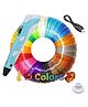 Magicwand 3D Printing Pen with LCD Display  15 Filaments 10 Metre Each 3 Filaments Extra with USB Pack of 1