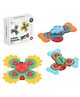 Magicwand Spinning Bath Toy Teether Suction Water Toys for Kids Sensory Toddler Infant Flight Travel Toy Stick to Car Window Table Chair Birthday Gift for Kids