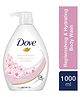 Dove Refreshing Sakura Blossom Body Wash with Himalaya Pink Salt for Replenished Skin - 1000 ml