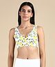&Circus Modal Lemons Printed Maternity Bra With Nursing Access - White