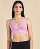 &Circus Modal Solid Maternity Bra With Nursing Access - Pink