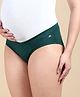 &Circus Modal Solid Low Rise Maternity Comfort Panty - Green