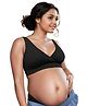 &Circus Sleeveless Solid Padded Maternity Nursing Bra - Black