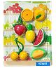 Comercio Fruits Themed Erasers Pack of 6 - Multicolor