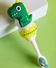 Comercio Cute Dino Design Cute and Soft Tooth Brush - Pink & Green