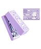COMERCIO Cute Colorful Kawaii Mini Stapler Cartoon Metal Stapler Set With 400 Pcs Staples - Purple