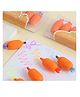 Comercio Carrot Shape Highlighters Set of 6 - Multicolour