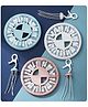 Comercio Round Laundry Hangers 24 Clips (Color May Vary)