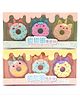 COMERCIO Cute Unicorn Donut Shape Erasers Set Pack Of 3 - Color & Design May Vary