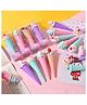 COMERCIO Ice Cream Cone Shaped Eraser Pack of 1 - Color & Design May Vary