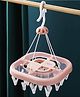 Comercio Laundry Hangers with 20 Clips Foldable Clip Hanger (Color May Vary)