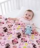 Babyhug Disney Mink Blanket Minnie Mouse Print - Pink
