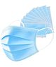Feel Fresh Brand of 3-Ply Disposable Face Masks individually single pcs packing in a box of 50pcs (BLUE BOX OF 50PCS)