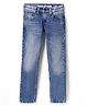 Pepe Jeans Woven Full Length Washed Jeans - Blue