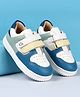 Babyoye Velcro Closure Colour Block Casual Shoes - Blue & White