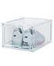House of Quirk large storage box with magnetic suctin door for shoes Pack of 1 White