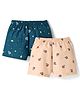 Pine Kids Cotton Woven Printed Boxers Pack Of 2 (Colour May Vary)