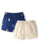 Pine Kids Cotton Knit Boxers with Abstract Print Pack of 2 (Color May Vary)