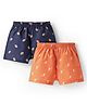 Pine Kids Cotton Woven Boxers With Ball & Bird Print Pack Of 2 (Colour May Vary)