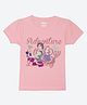 Wear Your Mind Cotton Disney Tangled Featuring Half Sleeves Rapunzel Printed Tee - Pink