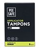 Pee Safe Tampon With Applicator Super Plus Heavy Flow - 8 Pieces