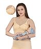 MOM'S BEE Modal Sleeveless Solid Camisole With Nursing Access - Skin