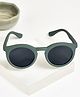 Mi Arcus Solid Polarized Round Sunglasses - Green