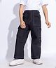 Taffykids Thread Work Detailed Cargo Pants - Black
